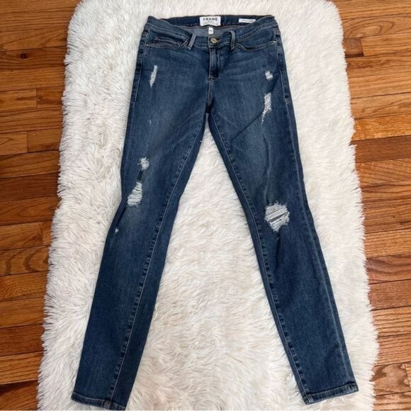 Frame Le Skinny Jeanne Kitty jeans size 29 - Picture 9 of 10
